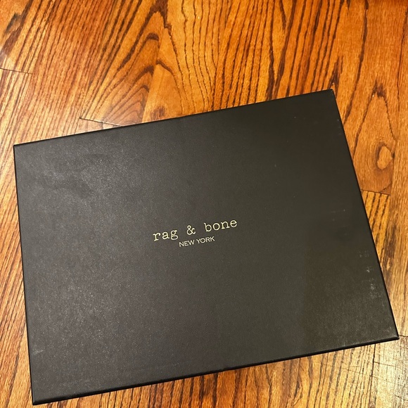 rag & bone White Leather Ankle Boots - Picture 7 of 8